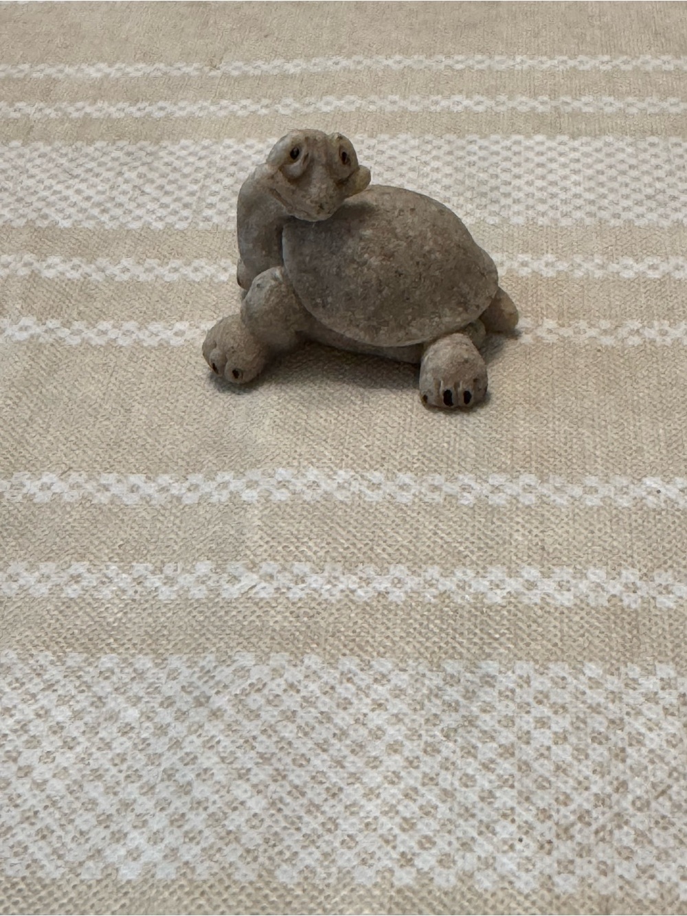 Small Stone Turtle Figurine